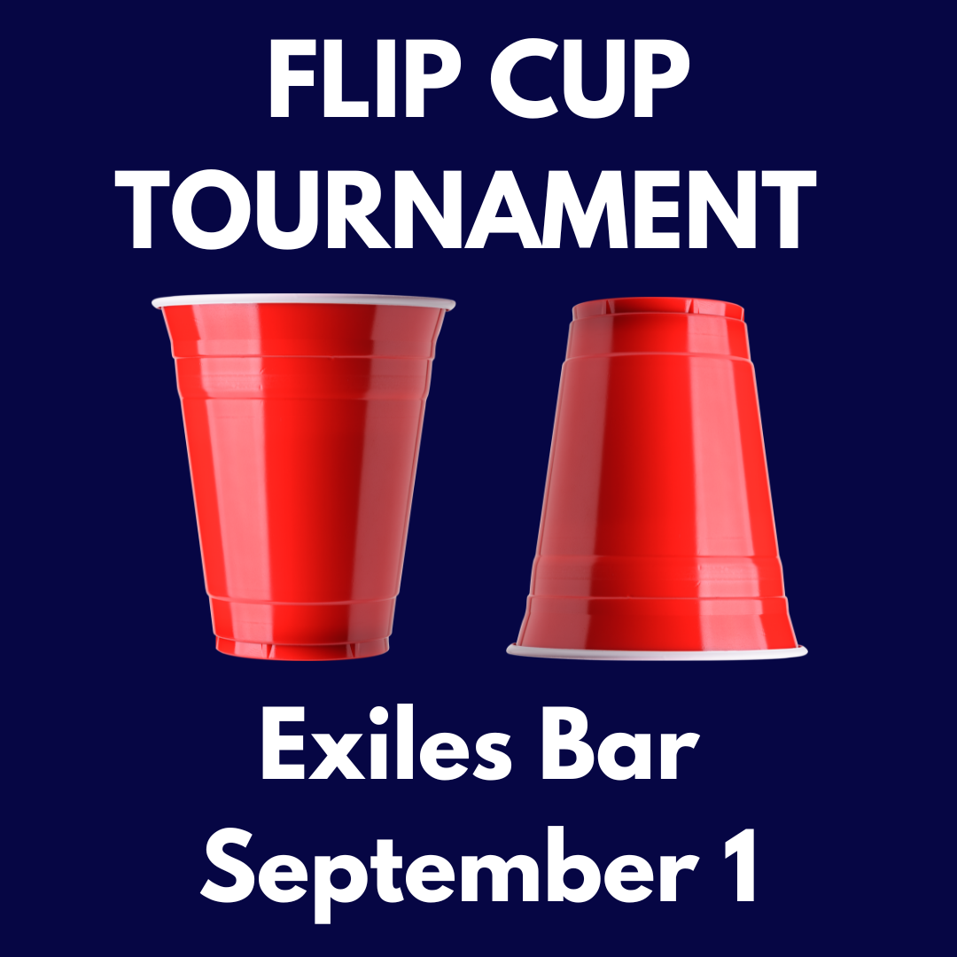 Flip Cup Tournament Graphic